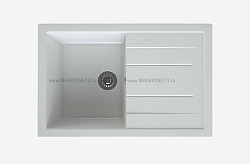 MAXSTONE Мойка глянцевая MS-14 (белый металлик) 760*490*210